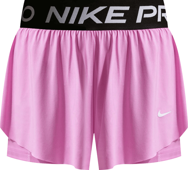 Nike Pro Older Kids' (Girls') Dri-FIT 2-in-1 Shorts