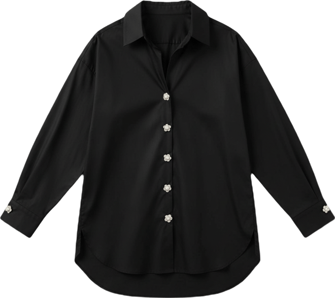 Women's Oversized Collared Shirt
