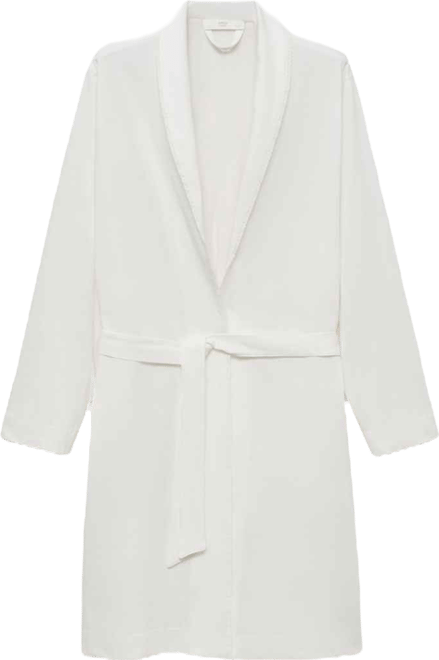 Women's Embroidery Detail Cotton Gown