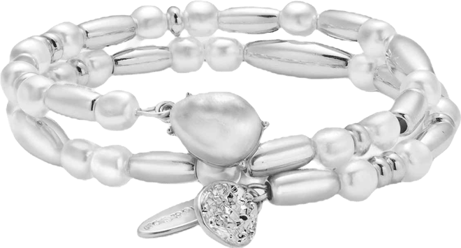 Imitation Pearl Beaded Coil Bracelet, Macy's Exclusive