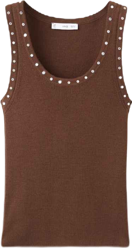 Women's Knitted Studs Top
