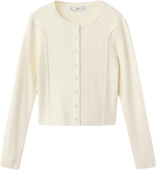 Women's Ribbed Knitted Cardigan