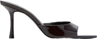 Women's Patent Leather High-Heeled Sandals