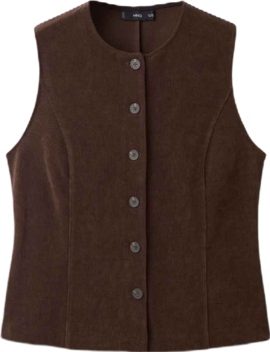 Women's Corduroy Suit Waistcoat