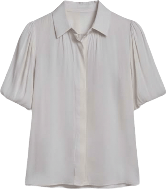 Women's Short-Sleeve Park Satin Top