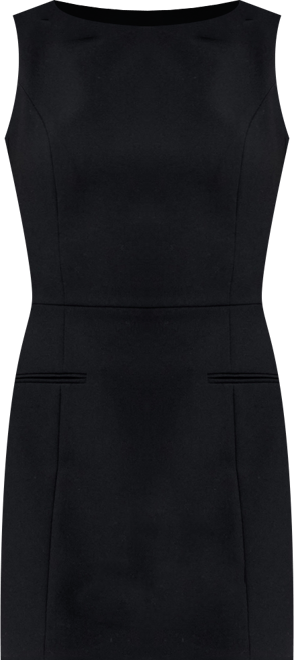 Fcuk Women's Whisper Square Neck Long-Sleeve Mini Dress