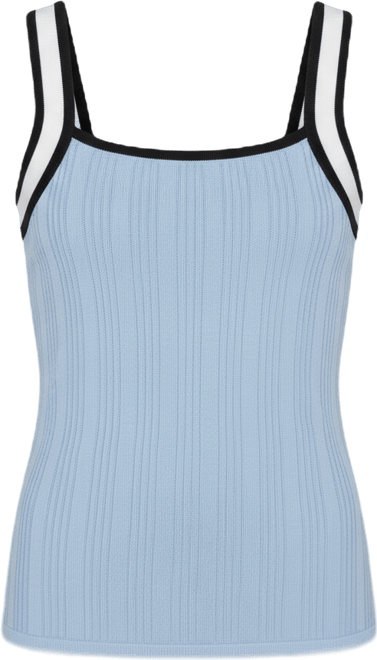 Women's Contrast Sleeveless Tank Top