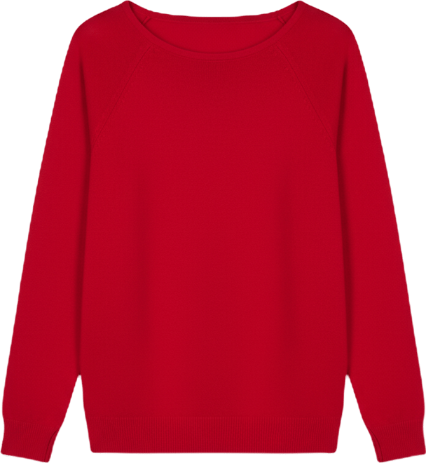 Plus Size Cross Back Long Sleeve Sweater