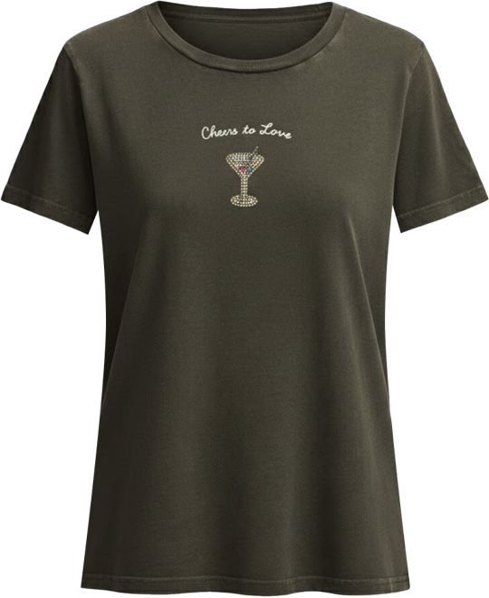 Women's Love At First Sip Classic Crewneck T-Shirt