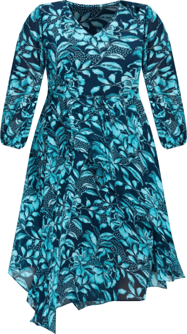 Women's Plus Size Endless Love Chiffon Dress