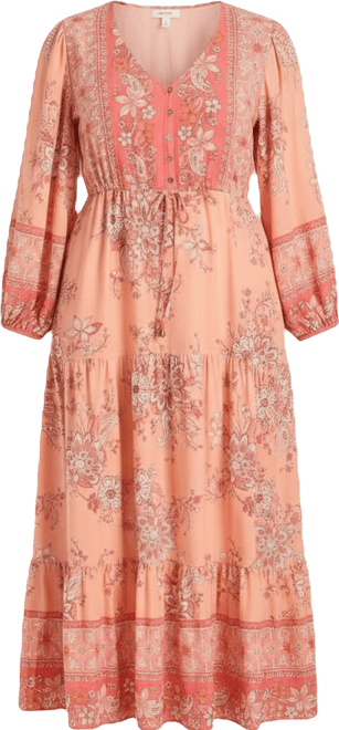 Women's Plus Size Ellery Long Sleeve Maxi Dress