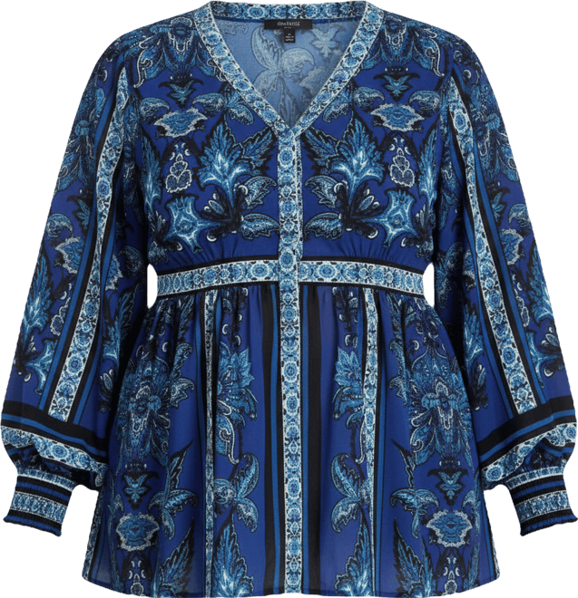 Women's Serene Long Sleeve Placement Top