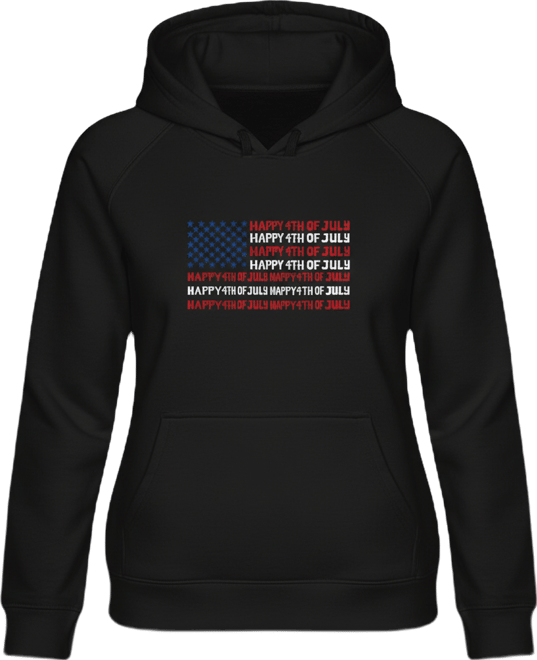 Women's Happy Word Art Long Sleeve Sweatshirt