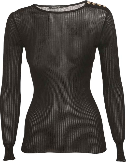 Women's Rib Knit Long Sleeve Top