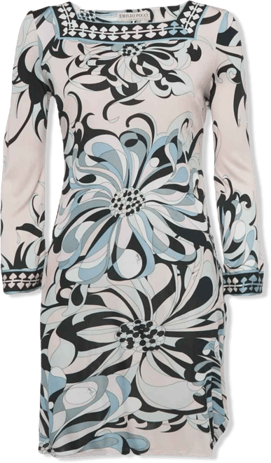 Women's Multicolor Printed Jersey Mini Dress