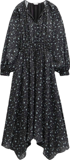 Women's Odelia Printed Long Sleeve Chiffon Dress