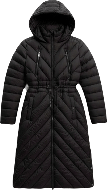 Petite Packable Knee Length Coat