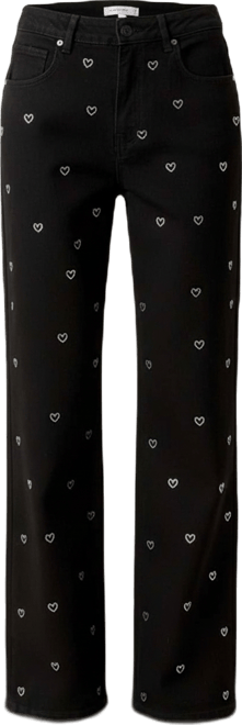 Women's Rhinestone Heart Jeans