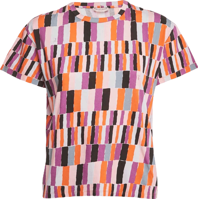 Women's Multicolor Printed Jersey T-Shirt