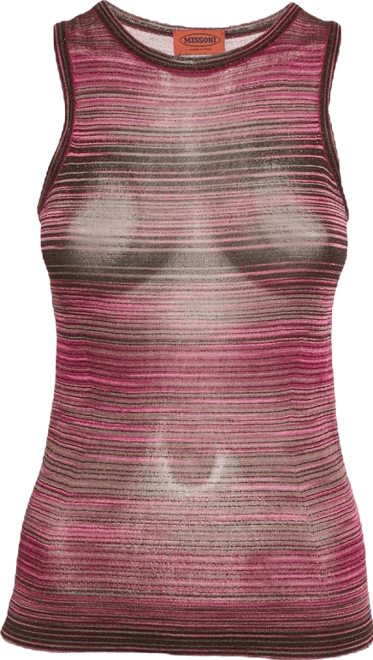 Women's Lurex Knit Tank Top