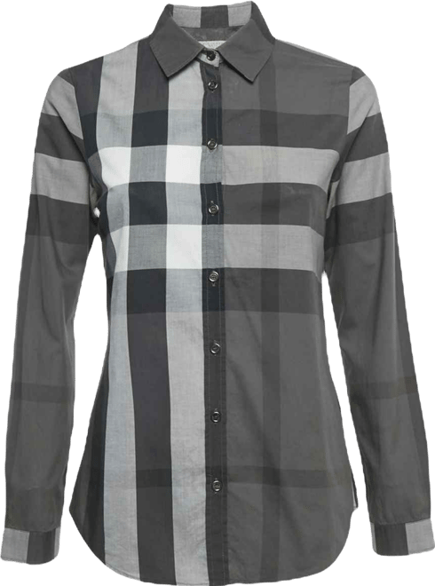 Women's Brit Checkered Print Cotton Shirt