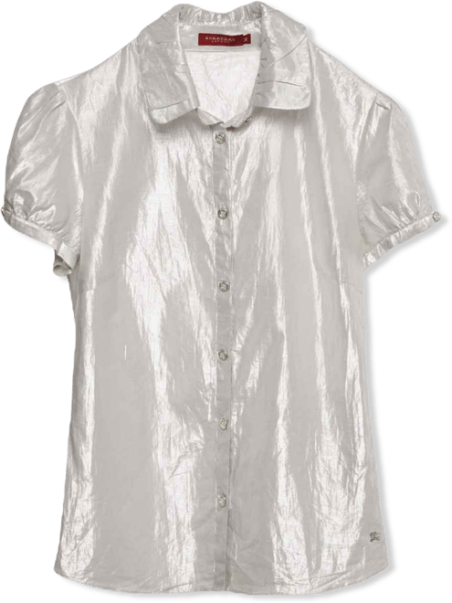 Women's London Lam&eacute Button Front Shirt