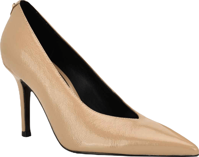 Women's Prinda V Cut Top Line High Heeled Stiletto Pumps