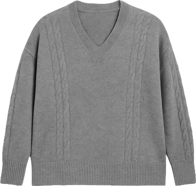 Plus Size 100% Cashmere Drop-Shoulder Sweater, Macy's Exclusive