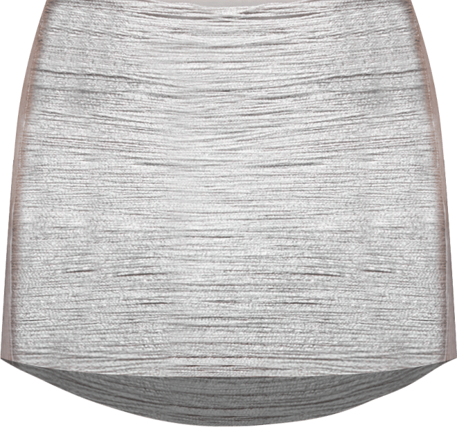 Women's Dion Metallic Fringed Mini Skort