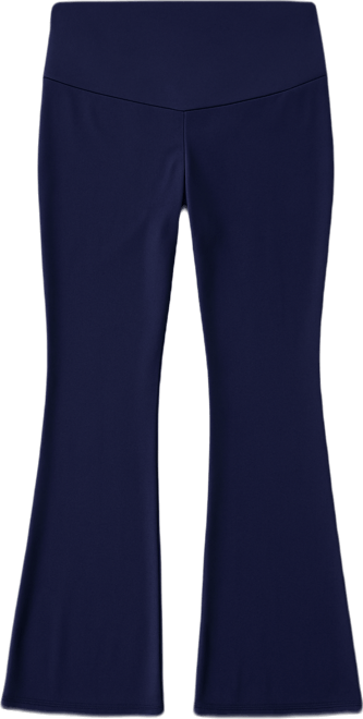 Maternity Roll Over Waistband Flare Legging