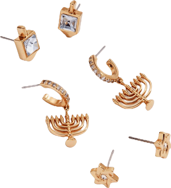Hanukkah Earring Stud Set