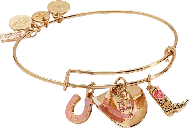 Barbie Western Trio Charm Bangle Bracelet