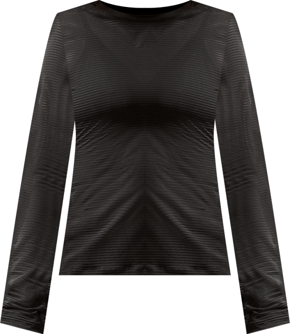 Nike Sportswear Playera de manga larga transparente ajustada para mujer