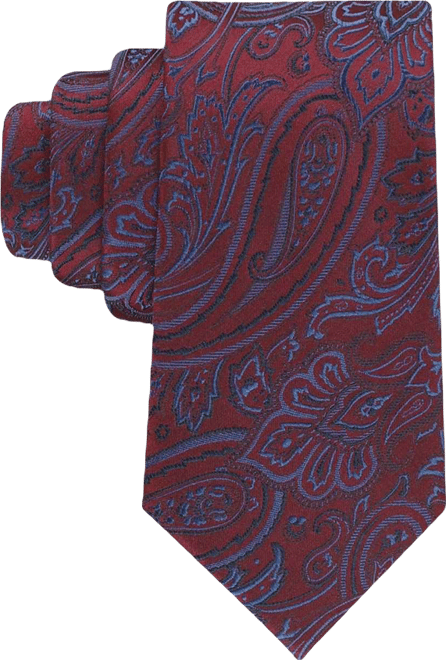 Men's Silky Paisley Pattern Classic Tie