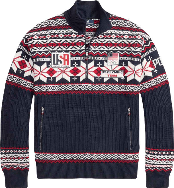 Men's Winter Quarter-Zip Sweater