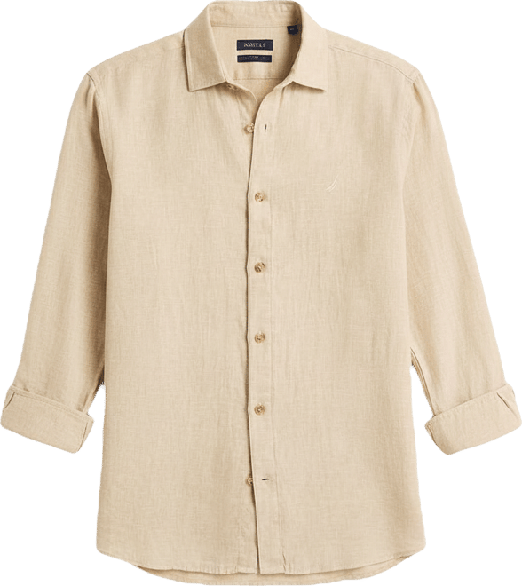Men's Classic-Fit Spread-Collar Shirt