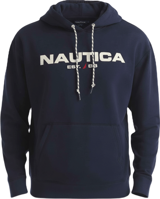 Men's Logo Details Relaxed-Fit Pull-On Hoodie