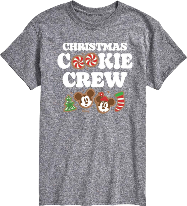 Men's Disney Christmas Cookie Crew Short-Sleeve Graphic T-Shirt