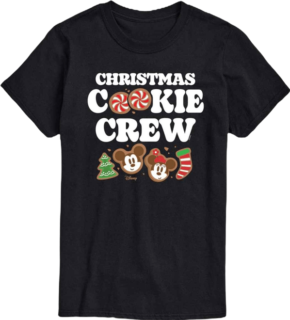Men's Disney Christmas Cookie Crew Short-Sleeve Graphic T-Shirt
