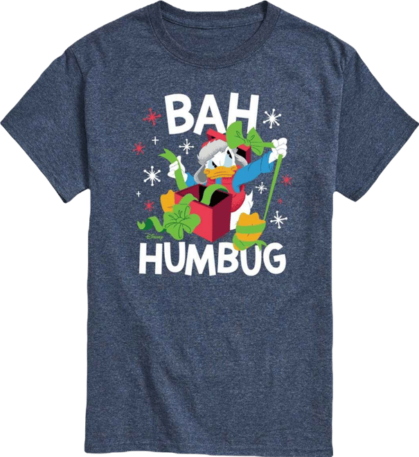 Men's Disney Donald Duck Bah Humbug Short-Sleeve Graphic T-Shirt