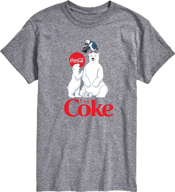 Men's Coca-Cola Polar Bears and Puffin Graphic T-Shirt