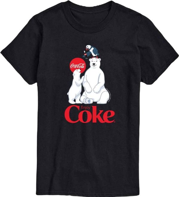 Men's Coca-Cola Polar Bears and Puffin Graphic T-Shirt