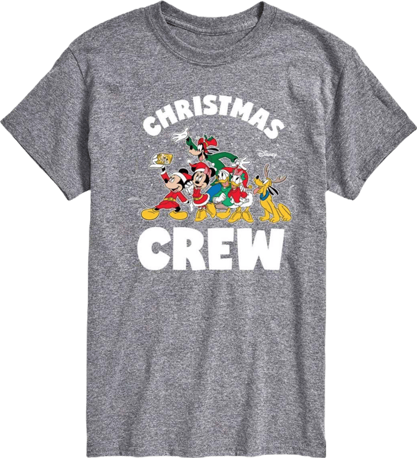 Men's Disney Christmas Crew Graphic Short-Sleeve T-Shirt