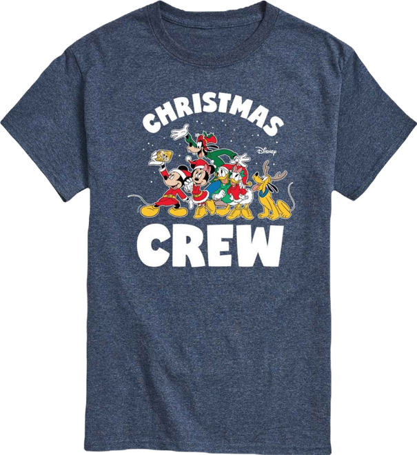 Men's Disney Christmas Crew Graphic Short-Sleeve T-Shirt