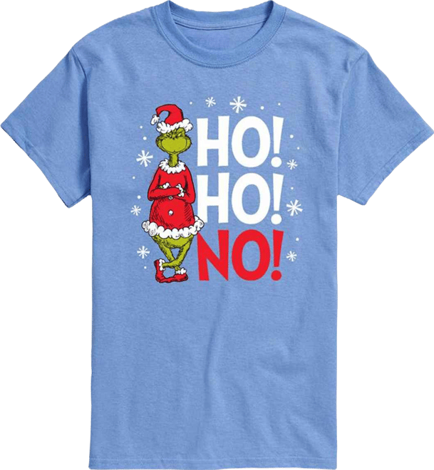 Men's The Grinch H No Graphic Short-Sleeve T-Shirt