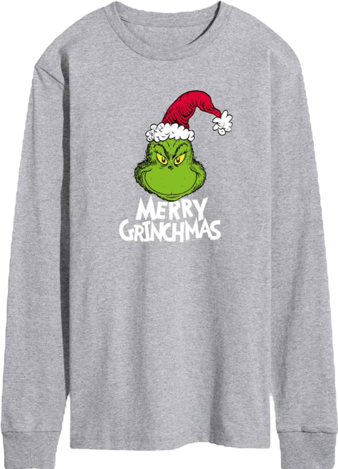 Men's The Grinch Merry Grinchmas Graphic Crewneck T-Shirt