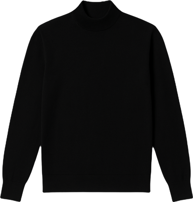 Men's Men Cashmere Silk High Neck Sweater