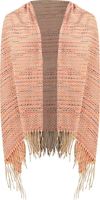 Women's Ultra Soft Chevron Fringe Scarf