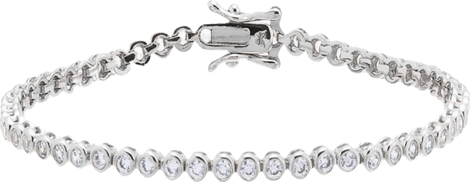Bezel Tennis Bracelet