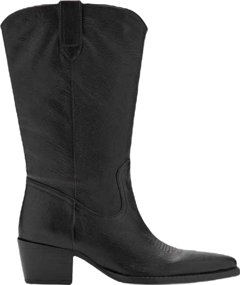 Women's Leather Pointed Ankle Boots